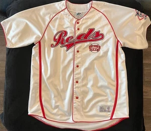 Camiseta deportiva de béisbol cosida auténtica genuina de los Cincinnati Reds True Fan - talla XL - Imagen 1 de 4