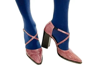 Mary Jane Shoes - Colisee de Sacha - Snakeskin - Block Heel - 37 / Fit UK 4.5 - Picture 1 of 9