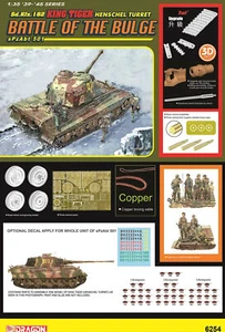 DRAGON 1/35 6254 Sd.Kfz 182 King Tiger Henschel Turret Upgrade Limited Edition - Picture 1 of 2