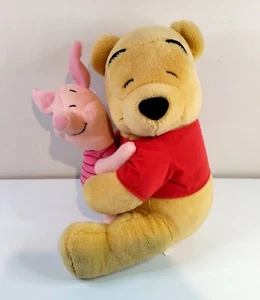 LARGE Disney Winnie The Pooh & Piglet Plush Stuffed Toy EX COND - Picture 1 of 7