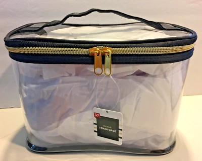 MUJERES Nuevo Walgreens Cremallera Viaje Maquillaje Cosméticos Artículos de Aseo PVC Bolsa Transparente 9x7 Foto 1 de 3