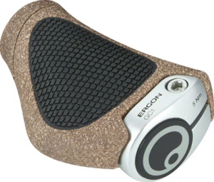 Ergon GC1 BioKork Griffe - Lock-On, Rohloff/Nexus, schwarz/hellbraun - Bild 1 von 1