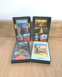 Vintage GRAND CANYON + YOSEMITE NATIONAL PARK - Aerial Grand Tour VHS Videos x 4 - Imagen 1 de 15