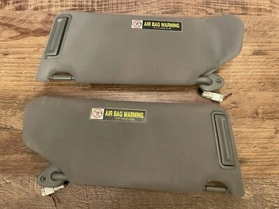 Комплект из пары солнцезащитных козырьков 1999 - 2003 Acura TL CL водитель пассажир левый правый серый от оригинального производителя - Изображение 1 из 4