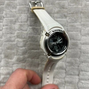 Casio Baby-G BG-191 3786 White Digital-Analog Display Sports Watch *READ - Picture 1 of 12