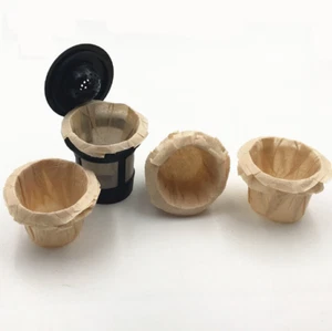 500 piezas Filtros de papel desechables Tazas Repuesto K-Cup Filtros Cápsula de café - Imagen 1 de 2