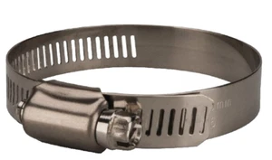 Abrazadera de manguera todo engranaje helicoidal de acero inoxidable 13/16 a 2 (10 piezas) marino automático #24 - Imagen 1 de 2