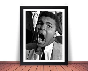 Framed MUHAMMAD ALI Photo Picture (Cassius Clay) BOXING - 8x10 or 11x14 (W3) - Picture 1 of 10