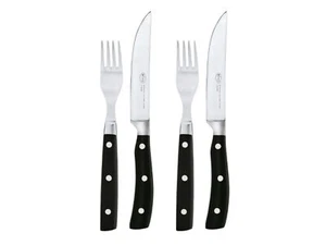 Steakbesteck 4-tlg. Hochwertige Steakmesser mit scharf geschliffener Klinge a... - Bild 1 von 3