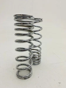 PAAR FEDERN FÜR STOSSDÄMPFER SPRINGS DRAHTDURCHMESSER 7,5 MM CHROM - Bild 1 von 3