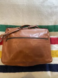 Tusting Leather Garment Bag Rare - Picture 1 of 24