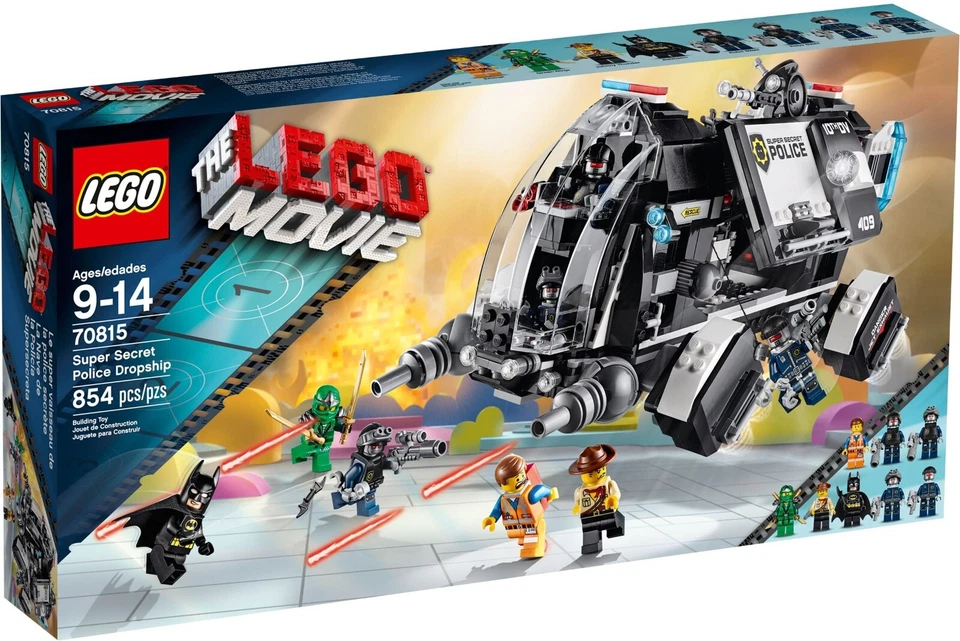 LEGO 70815 The LEGO Movie: Super Secret Police Dropship New Sealed 2014 - Image 1 of 4