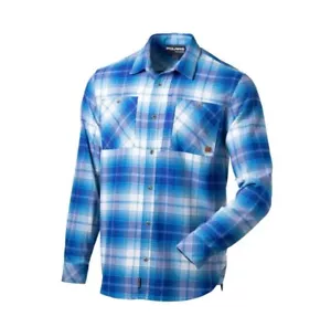 Camisa de franela a cuadros azul Polaris para hombre 2864671 - Imagen 1 de 3