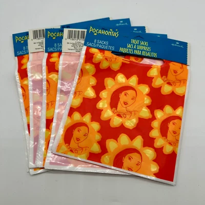 Bolsas (40 bolsas) vintage de sacos de golosinas de 8 unidades de Disney Pocahontas sello sellado Foto 1 de 4