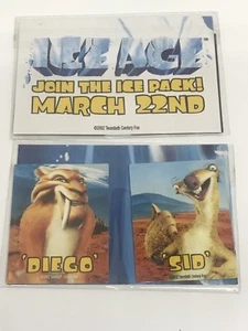 🎥 Original Movie Merchandise 🎥 Ice Age 2002 Movie Fridge Magnets X2 Party Bag - Picture 1 of 3