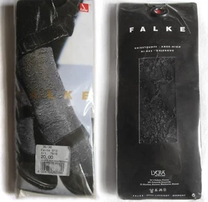FALKE 50 DEN Kniestrümpfe, gemustert in Schwarz Gr. 35-38 - Bild 1 von 2