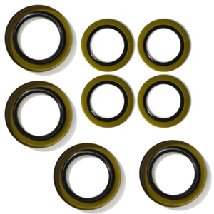 Set of 4 Trailer Hub Grease Seals EZ Lube Ideal for 5200 to 7000lbs Axles H07 PA - Picture 1 of 7