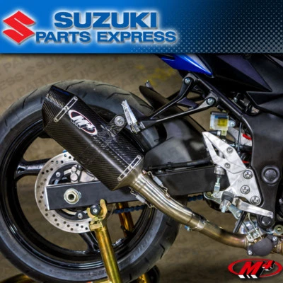Silenciador antideslizante de fibra de carbono Suzuki GSX-S750 GSXS GSX-S 750 M4 MC35 2015-2021 Foto 1 de 3
