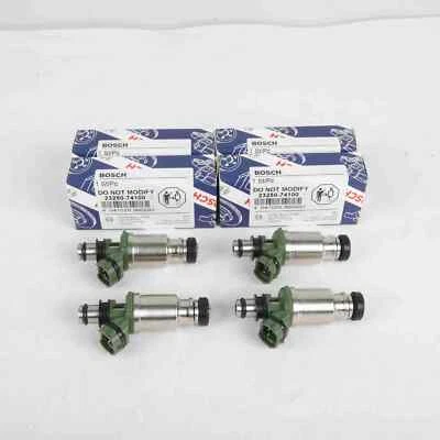 4× FUEL INJECTORS For 1992-2000 TOYOTA CAMRY 2.2L- Bosch 23250-74100 23209-74100 Foto 1 de 4