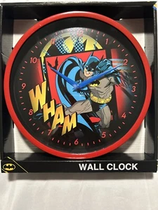 🔥🦇Red Batman 10 Inch Wall 🕰️ 🔥 - Picture 1 of 2