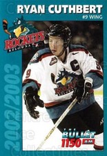 2002-03 Kelowna Rockets #22 Ryan Cuthbert