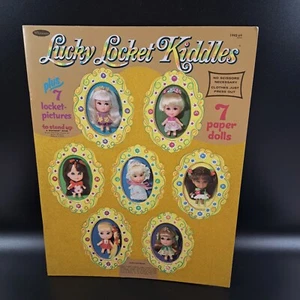 Vintage LUCKY LOCKET KIDDLES Paper Dolls Whitman c1967 Uncut - Picture 1 of 17
