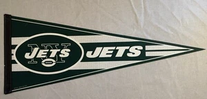 NFL New York Jets Wincraft Premium 12x 30 Roll & Go Felt Pennant Football - Picture 1 of 6
