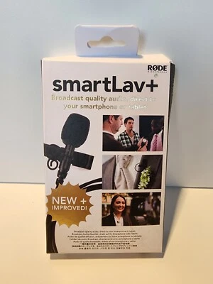 Rode Smartlav+ Lavalier Condenser Microphone for Smartphones and Tablets - Image 1 of 4