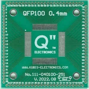 QFP100, LQFP100, TQFP100 mit 0.40mm auf 4 x IDC1x25 (1.27mm Pinabstand) [DE] - Picture 1 of 1