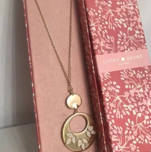 New w/ Box Lucky Brand Necklace Semi-Precious - Picture 1 of 4