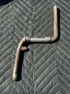 USED Antique TOC DOG LEG BICYCLE CRANK SHAFT Crown Stamp Marking - Picture 1 of 8