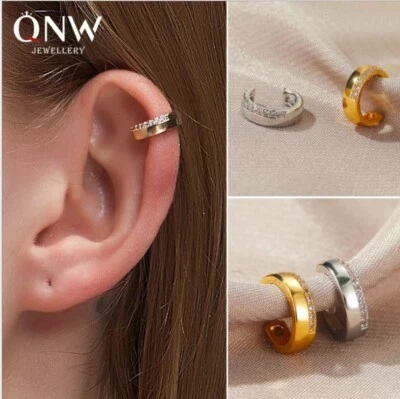 Mode Damen Schmuck Elegante Kristall Glänzende Sterne Strass Ohrstecker - Bild 1 von 4