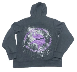 NFL Minnesota Vikings Hoodie Jacket Women's Size Medium Gray Pro Line Full Zip - Picture 1 of 22