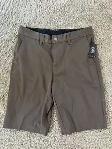 Neu Volcom Herrenshorts Größe 30 Stretch Fit braun - Bild 1 von 5