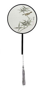 Hand painted chinese fan  210*420mm