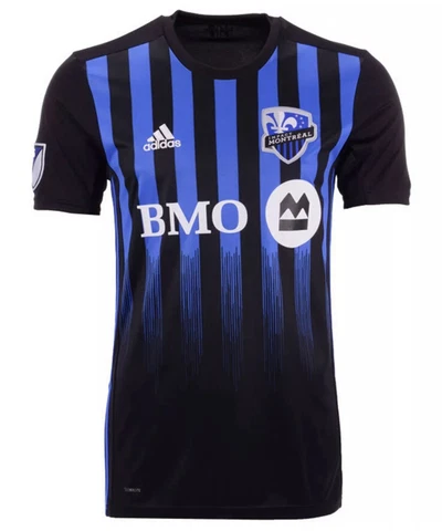 Adidas Impact Montreal Jersey Womens Medium Black Blue MLS New Cover