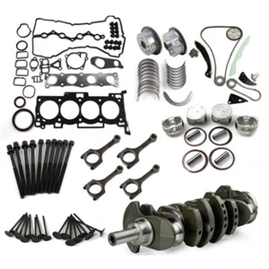 Engine Overhaul Rebuild Kit & Crankshaft & 4X Con Rods For Hyundai KIA 2.4L G4KE - Picture 1 of 9