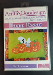 Anita Goodesign Halloween Home Decor Embroidery Designs CD-ROM Windows XP - Picture 1 of 12