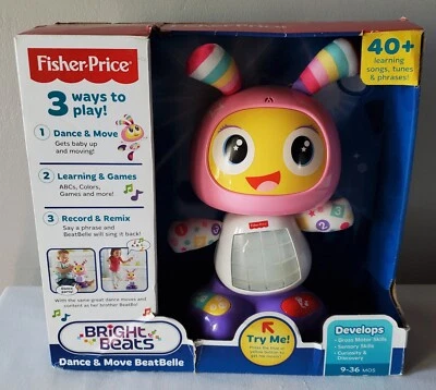 Fisher-Price Bright Beats Dance & Move BeatBelle Pink Wiggles2016 InBox Untested - Image 1 of 4