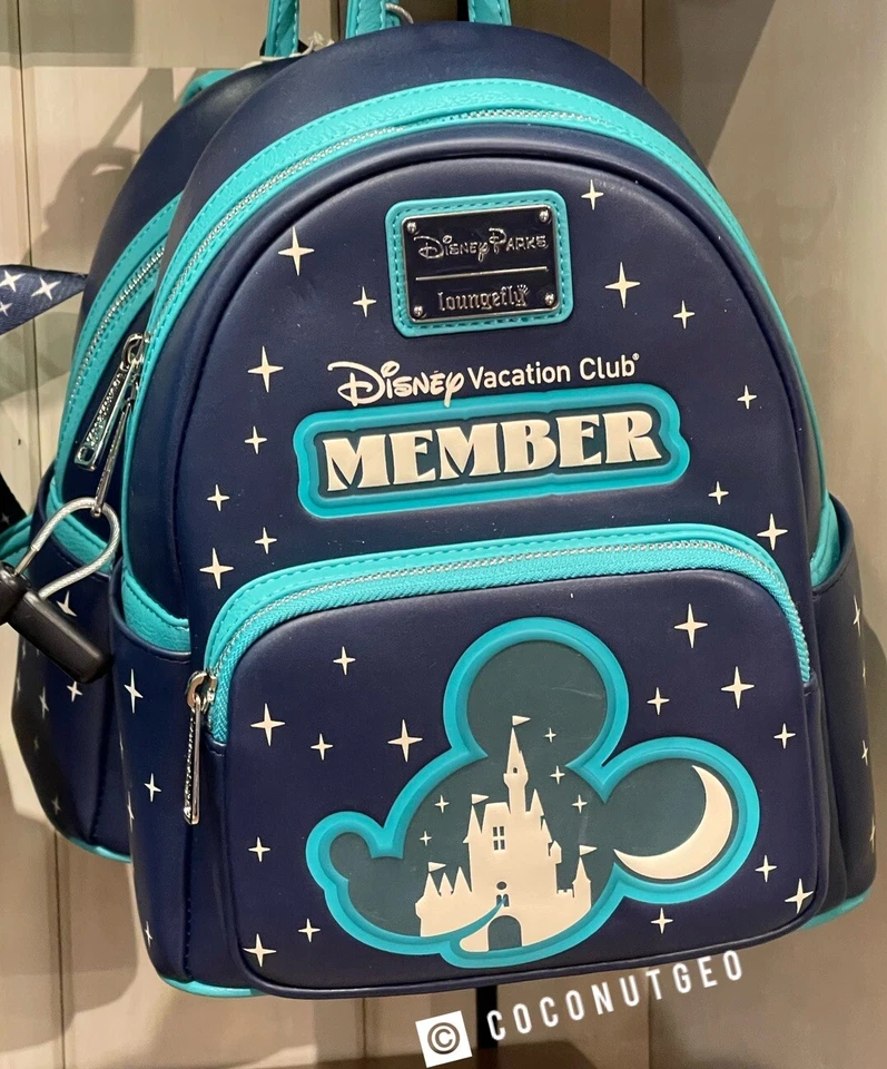 Disney Parks Vacation Club Loungefly Backpack Mickey Mouse Icon Castle