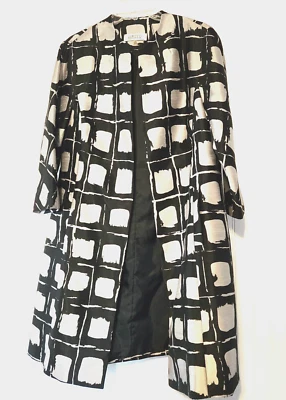 Chaqueta Elegante Años 90 Gris y Negra Kasper Jones Group España Talla 12 Dinastía Dallas Foto 1 de 4