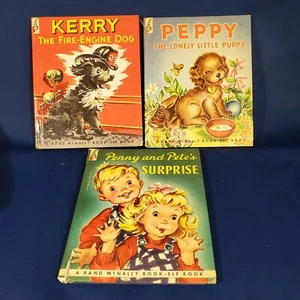 3 VTG Rand Mcnally Book Elf Kerry Peppy Penny and Pete 425 436 434 - Bild 1 von 5