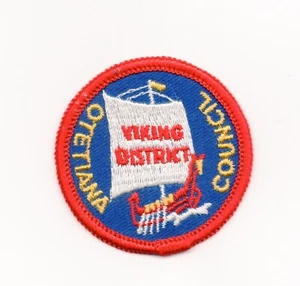 Vintage 1960's Boy Scouts BSA Otetiana Council Viking District Patch - Picture 1 of 2