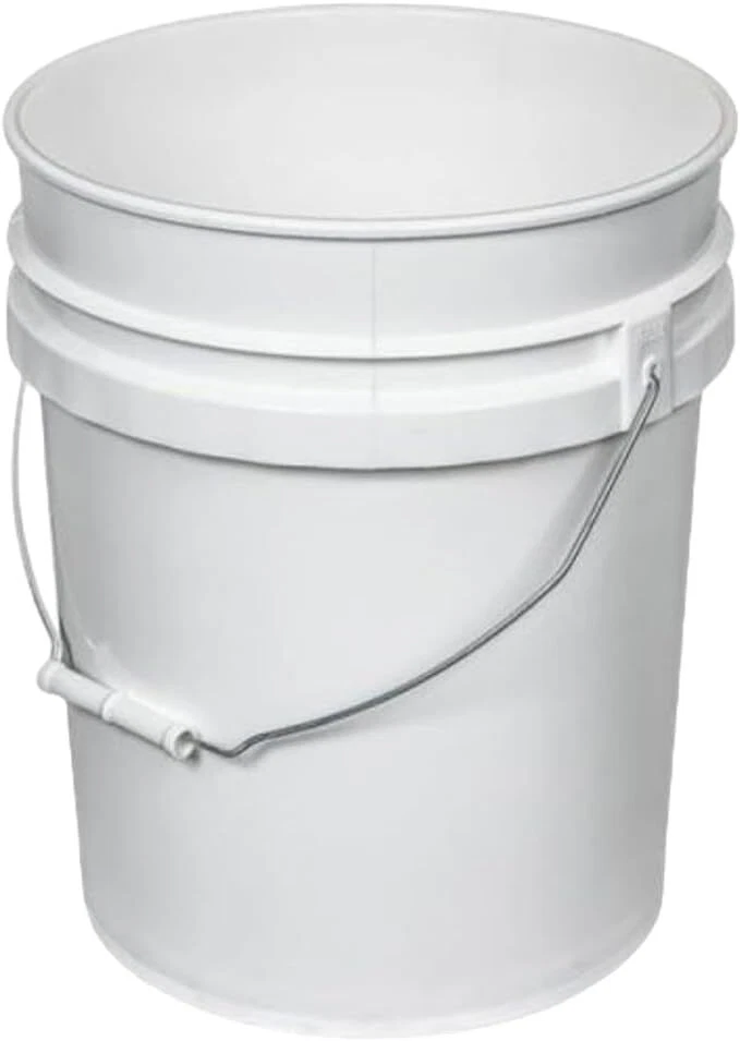 Cubo blanco ATERET 5 galones - duradero 90 mil cubo multiusos - grado alimenticio libre de BPA Foto 1 de 1