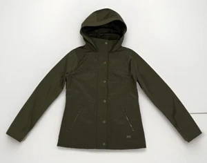 NWT Abercrombie & Fitch Water Resistant Green Zip Jacket SMALL - Picture 1 of 5