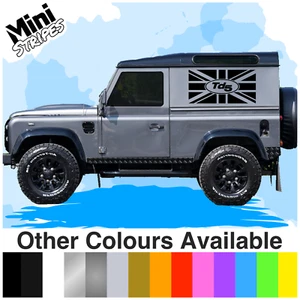 DEFENDER TD5 STICKERS GRAPHICS DECALS Union Jack / Union Flag Vinyl LAND ROVER - Picture 1 of 8