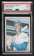 1978 TCMA The 1960's I Green Back Ernie Banks #1978-0255 PSA 9 MINT HOF