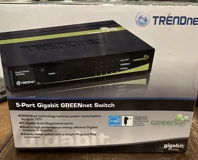 TRENDnet  TEG (TEG-S50g) 5-Ports External Switch NEW IN BOX - Image 1 of 4