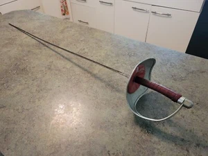 Vtg Leon Paul Santelli NYC France Paris Fencing Foil Sword 34.5" ~ Untested ~ - Picture 1 of 10