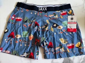 New SAXX Mens Volt Mesh Breathable Boxer Brief Underwear Ballpark Pouch Size XXL - Picture 1 of 7